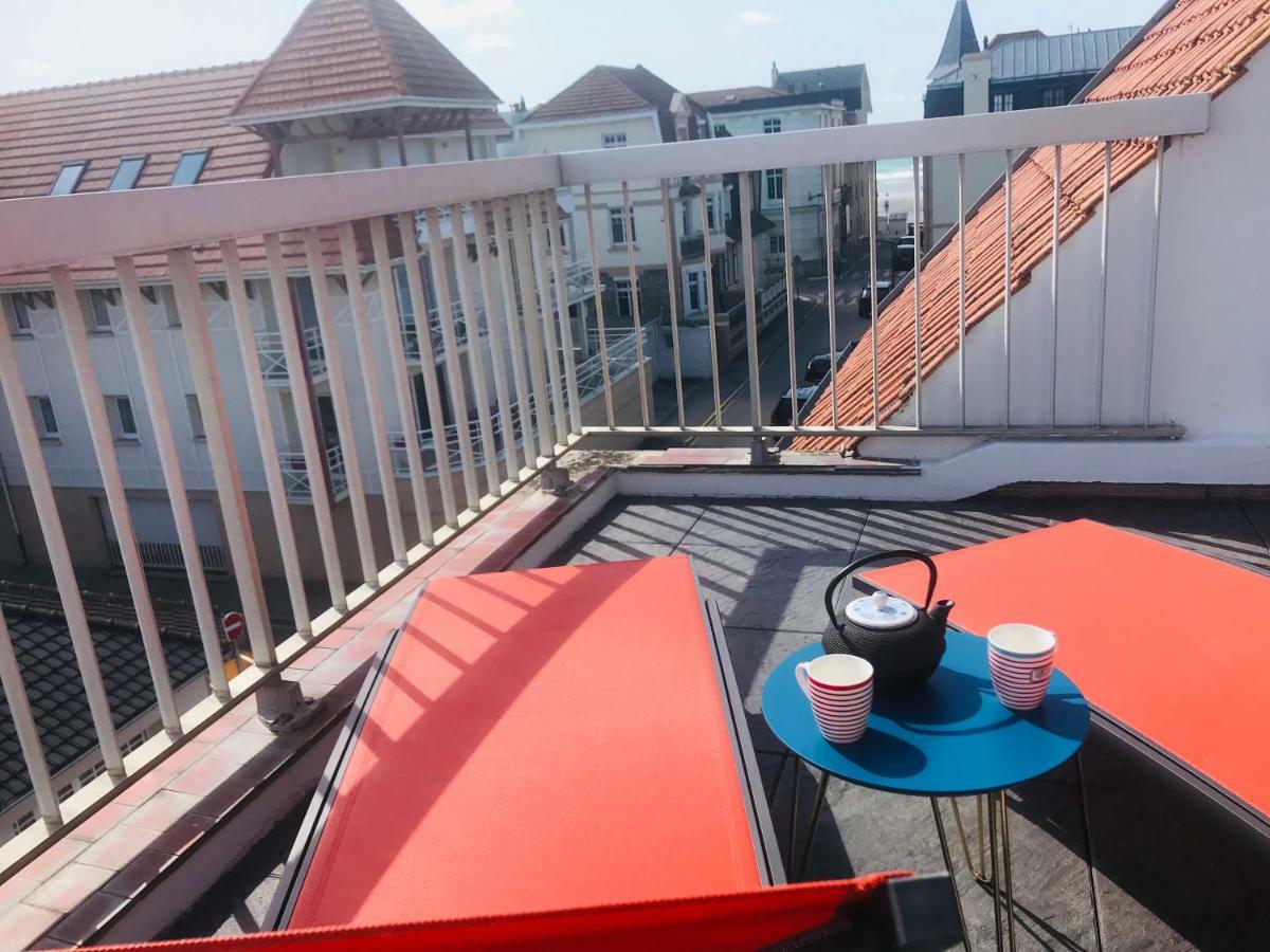 La Terrasse Vue Mer Du 42 Ferber, Plein Sud Wifi Apartment Wimereux Exterior photo